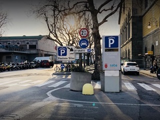 Triest Parkplatz SABA Trieste Silos